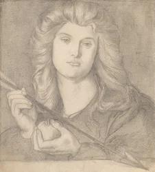 Studie für "Venus Verticordia"