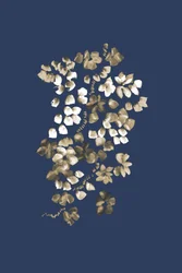 Goldener Blumenkaskade