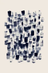Marineblauer Pinselstrich Abstrakt