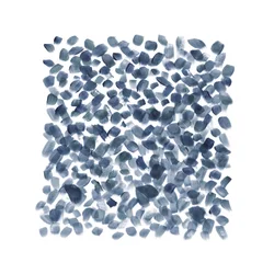 Gelassene blaue Pinselstriche