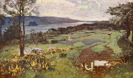 Der Clyde, zeigt Dumbarton Rock