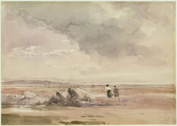 Auf den Lancaster Sands, Ebbe