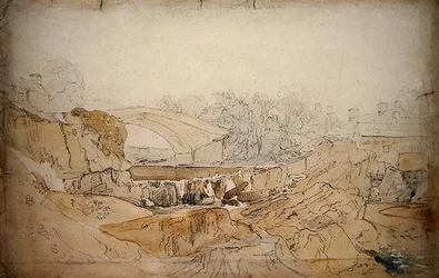 Die Brücke bei Rhayader