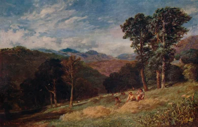 Heuernte, in der Nähe von Conway, ca. 1852