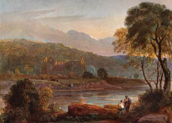 Tintern Abbey, um 1840