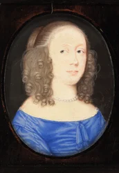 Eine Dame namens Elizabeth Vere, Gräfin von Clare, 1653