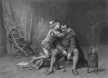 Prinz Arthur und Hubert König Johann, ca. 1870