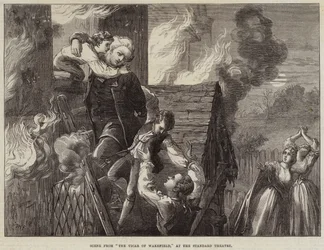 Szene aus The Vicar of Wakefield, im Standard Theatre