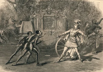 Szene aus der Covent Garden Pantomime, 1878