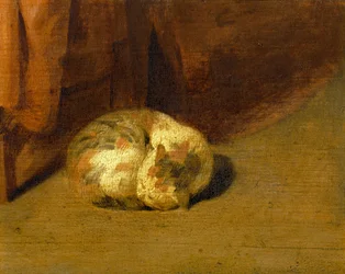 Maler in ihrem Atelier