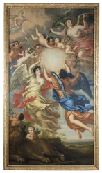 Allegorie auf die Vermählung König Karls XI. und Königin Ulrika Eleonoras