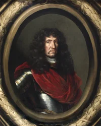 Gustaf Persson Banér (1618-1689), Freiherr, Reichsrat, Feldmarschall, Generalgouverneur, verheiratet mit 1. Brita Bielke, 2. Maria Elisabet Oxenstierna
