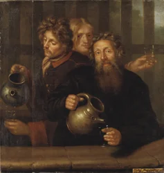 Der Brunnenmeister von Medevi und seine Söhne, 1686