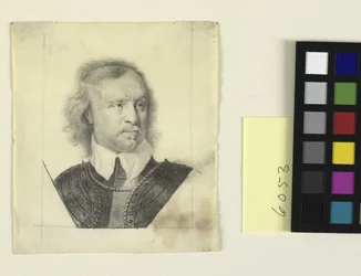 Kopf- und Schulterporträt von Oliver Cromwell