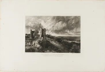 Hadley Castle, in der Nähe des Nore