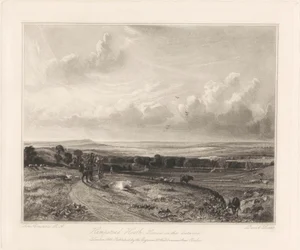 Hampstead Heath, Harrow in der Ferne