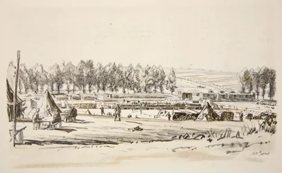 Ein Eisenbahnknotenpunkt, Illustration aus 