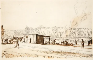 Eine Küche im Feld, Illustration aus 