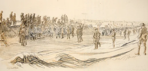 Beobachtung deutscher Gefangener, Illustration aus 