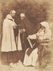 William Borthwick Johnstone, William Leighton Leitch und David Scott als Die Mönche von K..., 1843-47