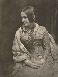 Camera Work: Dame im geblümten Kleid, 1912