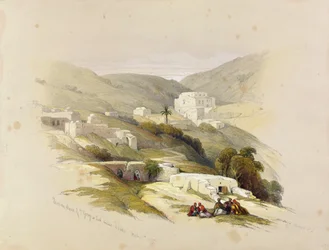 Christliche Kirche des Heiligen Georg in Lud (Altes Lydda), 29. März 1839, aus Band II von 