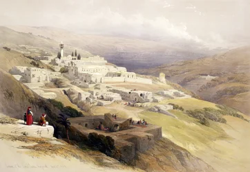 Kloster der Terra Santa, Nazareth, 21. April 1839, Platte 30 aus Band I von 