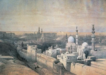 Ägypten, Kairo, Lithographie von 1839