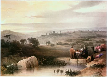 Im Heiligen Land: Jerusalem von Norden