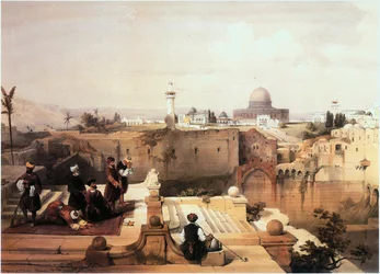 Im Heiligen Land: Jerusalem, der Tempelberg mit dem Felsendom