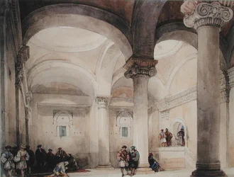 Innenraum einer Moschee, ca. 1835