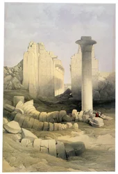 Karnak, 29. November 1838, Lithographie