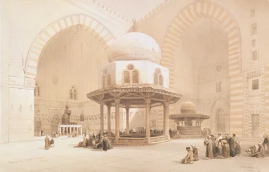 Moschee des Sultan Hassan, 1848