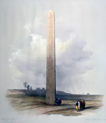 Obelisk von Heliopolis, 1839