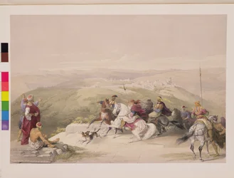 Sabaste, antikes Samaria, 17. April 1839, Tafel 44 aus Band I von 