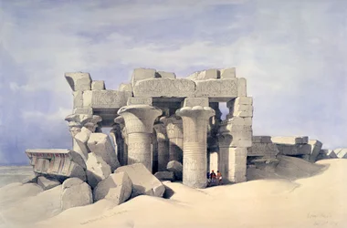 Tempel von Sobek und Haroeris in Kom Ombo, 19. Jahrhundert