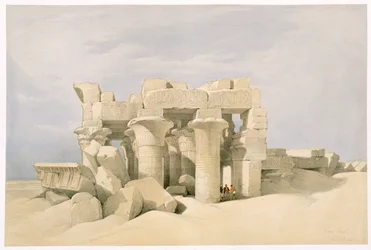 Tempel von Sobek und Horus in Kom Ombo, Ägypten, 19. Jahrhundert