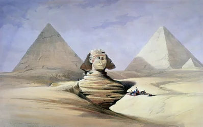 Die Große Sphinx und Pyramiden von Gizeh