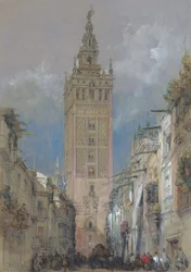 Der maurische Turm in Sevilla, Giralda genannt, Spanien