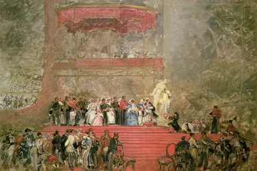 Die Eröffnung des Crystal Palace für die Große Ausstellung, 1851