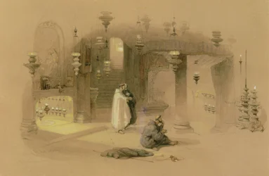 Das Heiligtum der Heiligen Geburt, Bethlehem, 1839