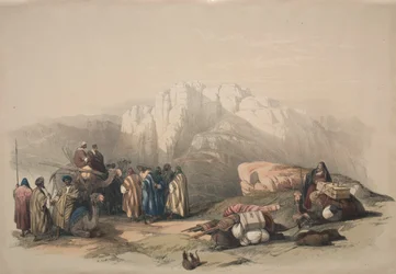 Grab von Aaron, Gipfel des Berges Horeb, 1839