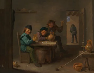 Bauern in einer Taverne