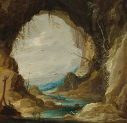 Aussicht aus einer Grotte