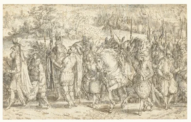 Quintus Fabius Maximus trifft seinen Sohn zu Fuß