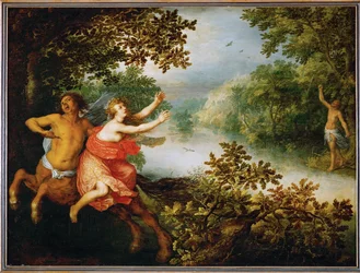 Nessus, Dejaneira und Herkules