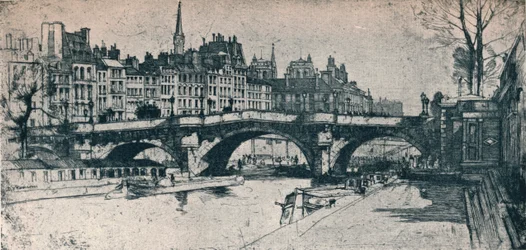 Pont Neuf: Platte eins aus dem Paris-Set, 1904