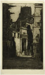 Saint Gervais, Rue des Barres, Platte vier aus dem Paris-Set