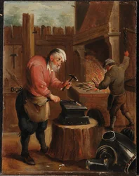 Eine Allegorie der vier Elemente: Feuer