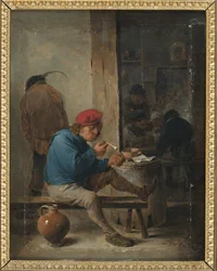 Tavernenszene mit Rauchern